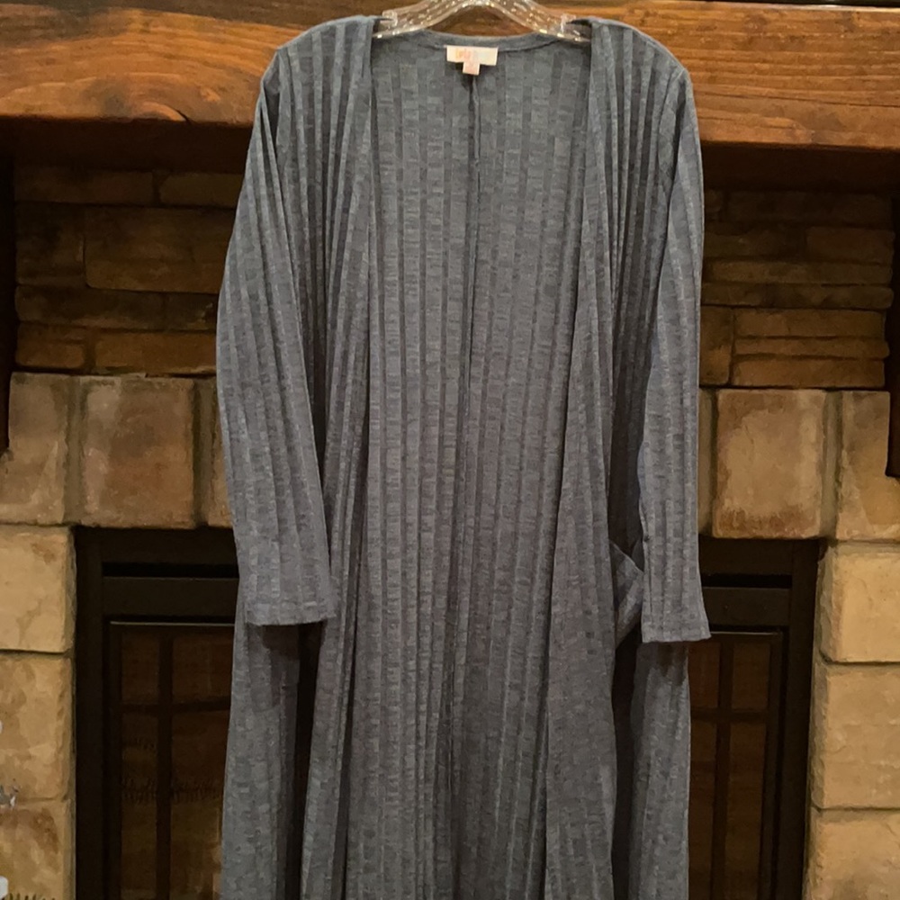LuLaRoe Long Ribbed Open-Front Cardigan - Picture 4 of 4